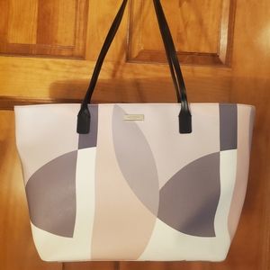Kate Spade Pink Shore Street Geometric Margareta Tote
